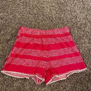 Cat & Jack heart stripe shorts
